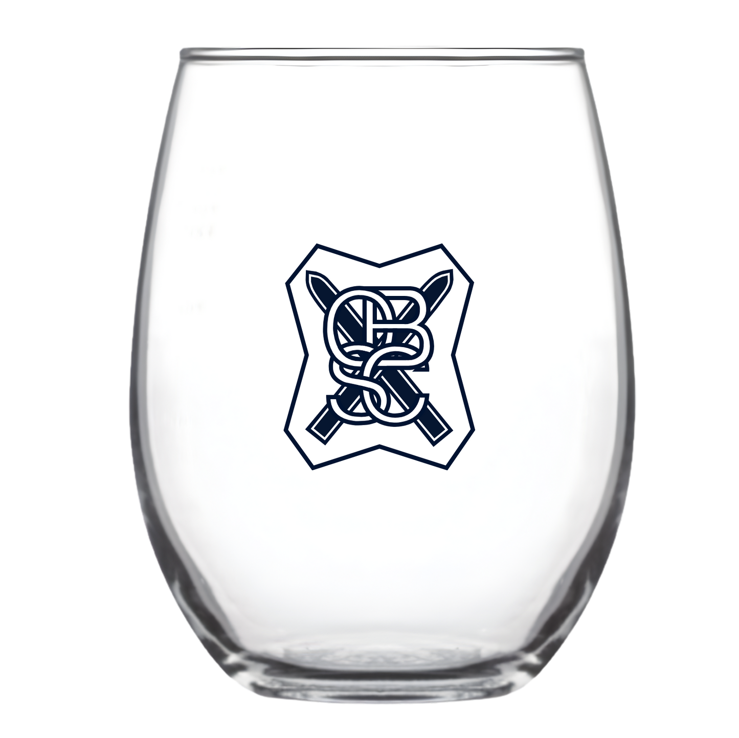 Crest Wine Glass